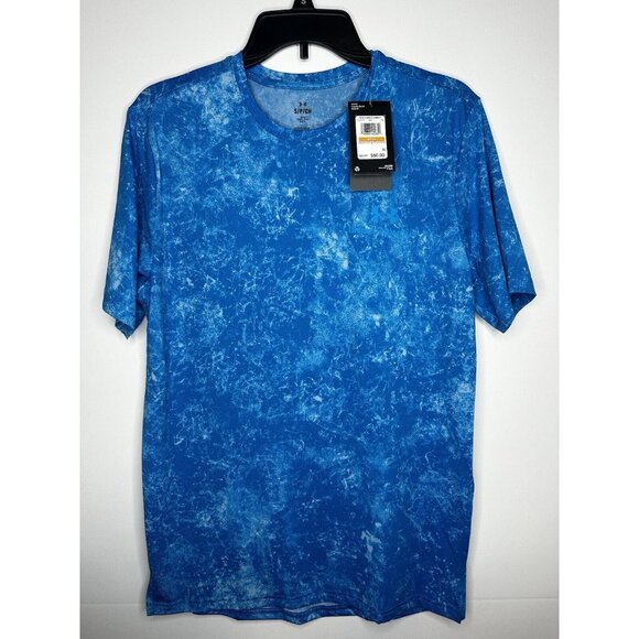 Under Armour Vanish Energy Short Sleeve Compression T Shirt Tie Dye NEW Small - Picture 1 of 3